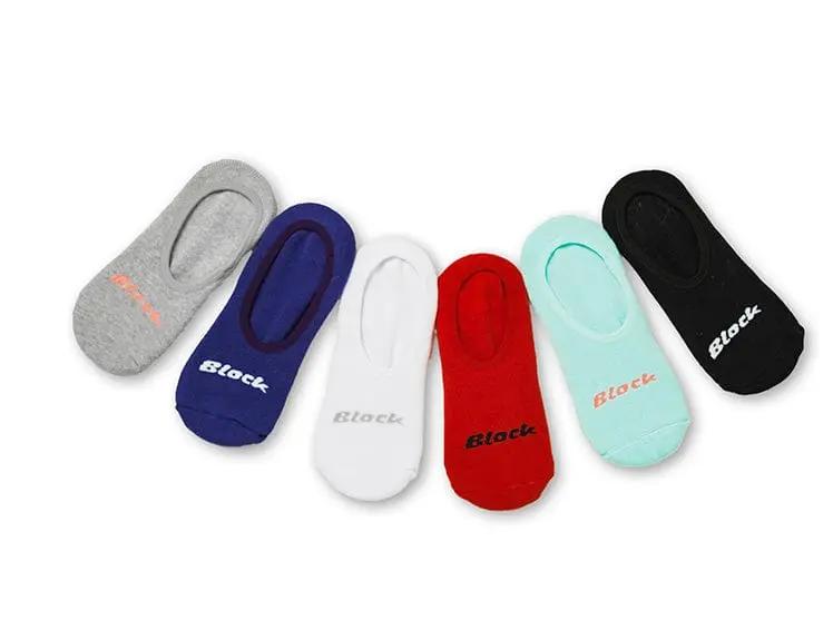 Calcetin Invisible Block No Show Unisex Aqua