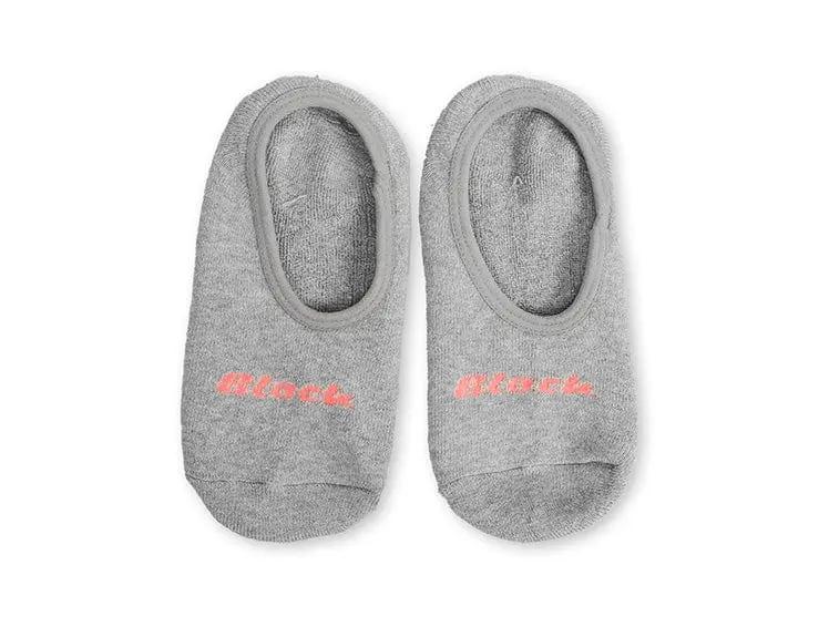 Calcetin Invisible Block No Show Unisex Gris Melange