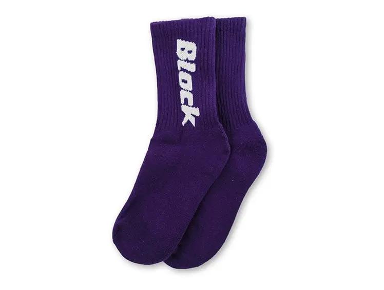 Calcetin Largo Block Unisex Morado