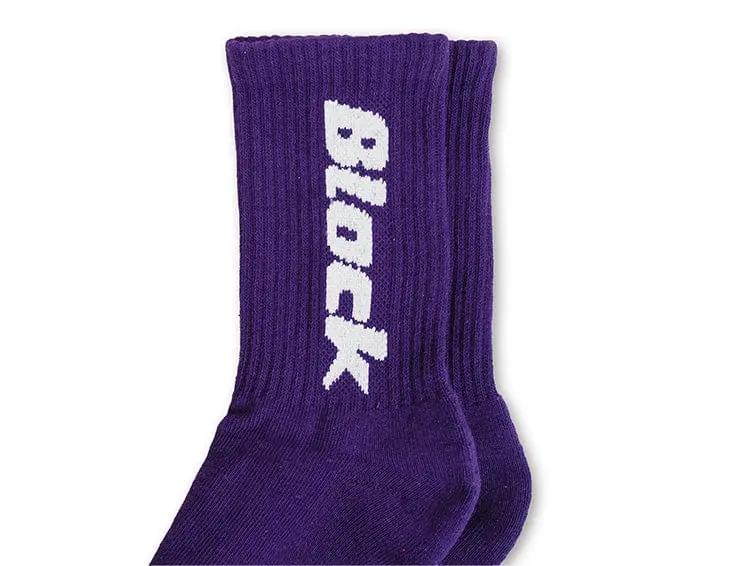Calcetin Largo Block Unisex Morado