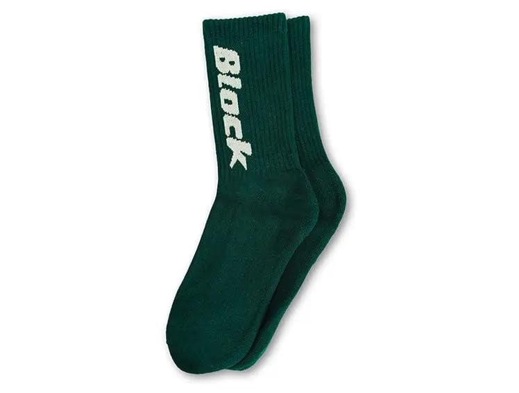 Calcetin Largo Block Unisex Verde