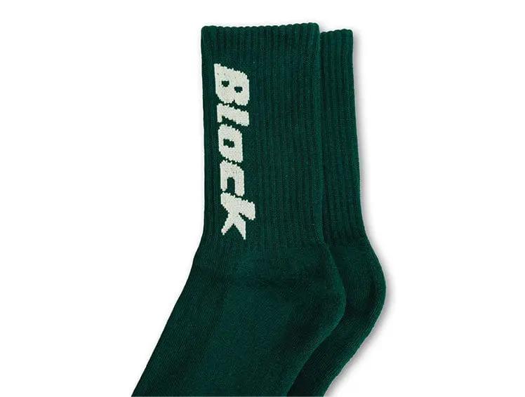 Calcetin Largo Block Unisex Verde