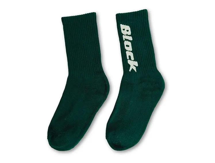 Calcetin Largo Block Unisex Verde