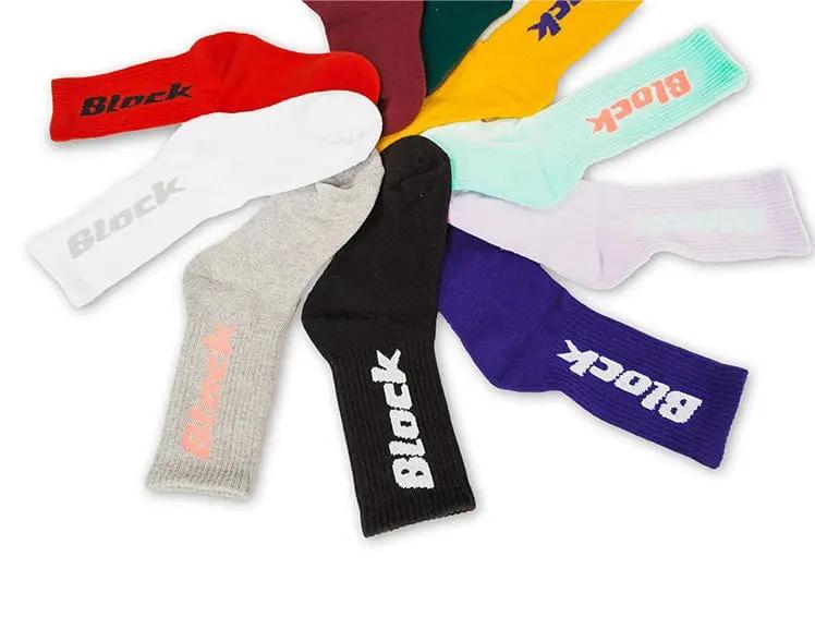 Calcetin Largo Block Unisex Verde