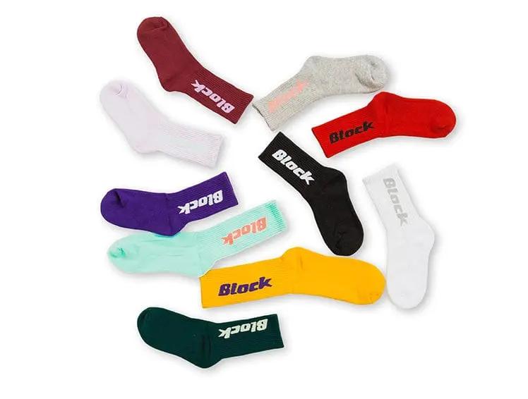 Calcetin Largo Block Unisex Verde