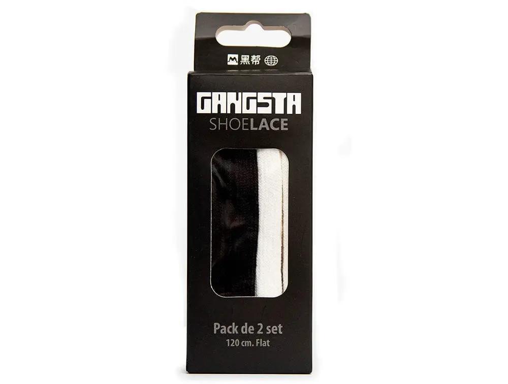 Cordones Gangsta Corp Unisex Negro