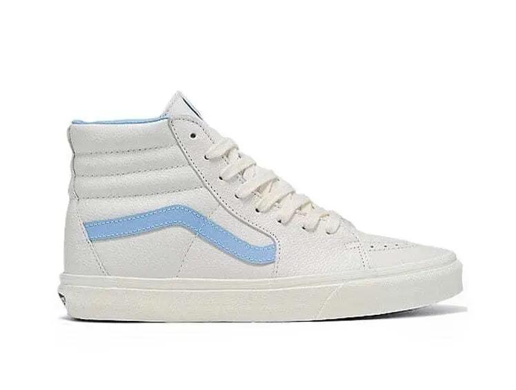 Zapatilla Vans Sk8-Hi Vintage Leather Mujer Blanco
